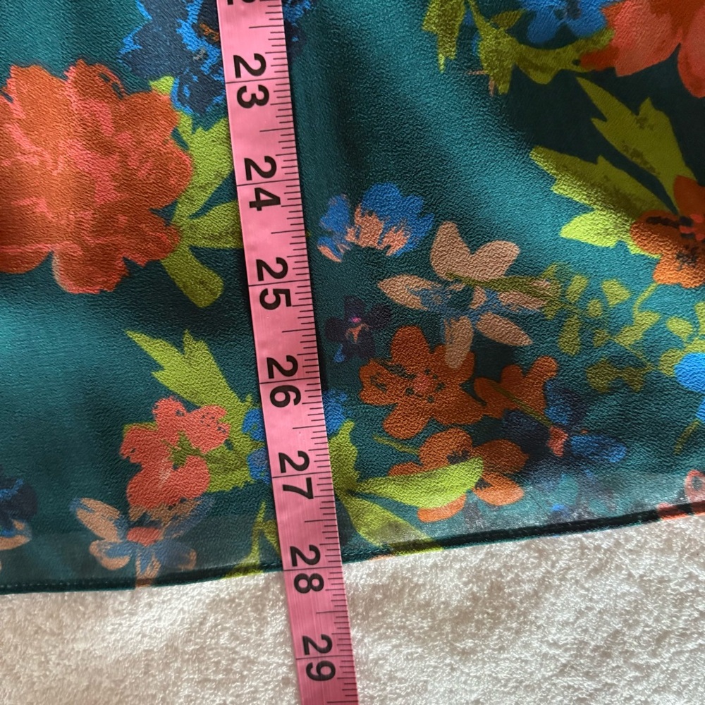 CAbi Still life #3449 Blue Floral Camisole Tank Top Size L - Picture 10 of 10